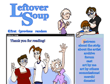 Tablet Screenshot of leftoversoup.com